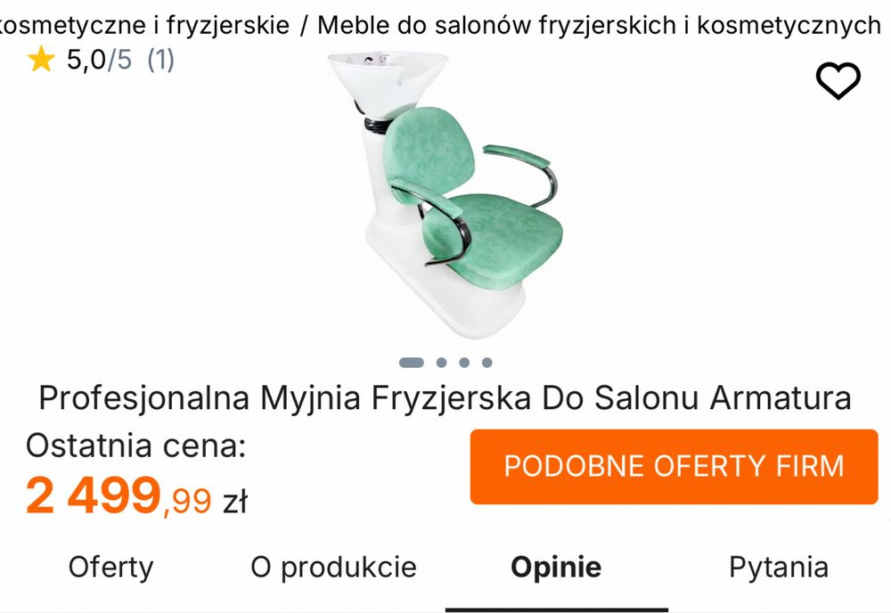 Myjnia fryzjerska