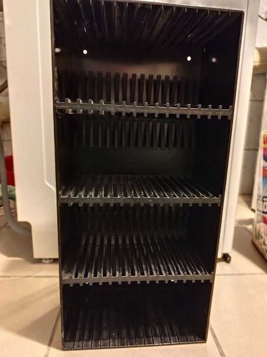 Półka czarna na płyty CD