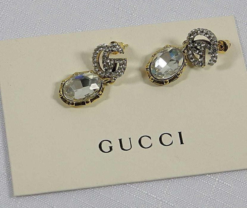 Gucci kolczyki z kryształem