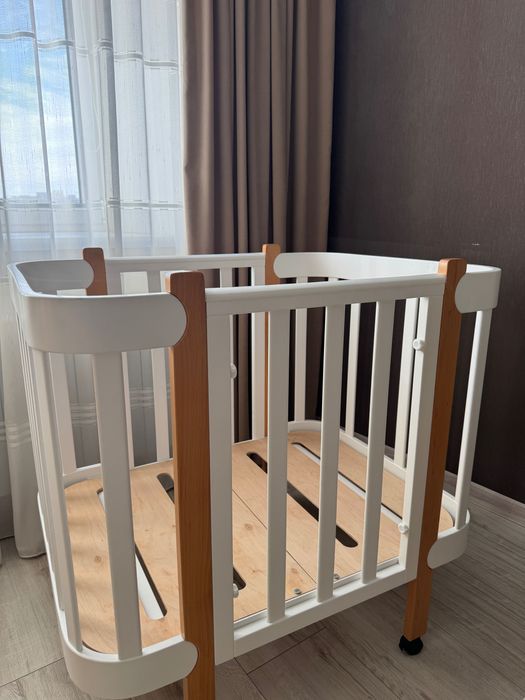 Дитяче ліжечко-люлька Мамо Тато