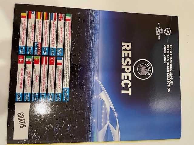 Champions League 2008/2009 - Cromos do Cristiano Ronaldo e Messi