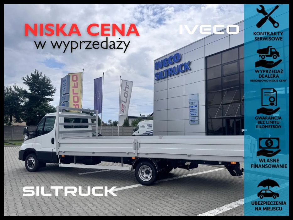 Iveco Daily Skrzynia otwarta 6100x2200 DMC 3500kg  50C18HZ dostępne od ręki! Skrzynia 6100x2200x400