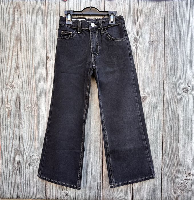 Джинси палаццо, штани широкі, лосини кльош зара Zara 122,134