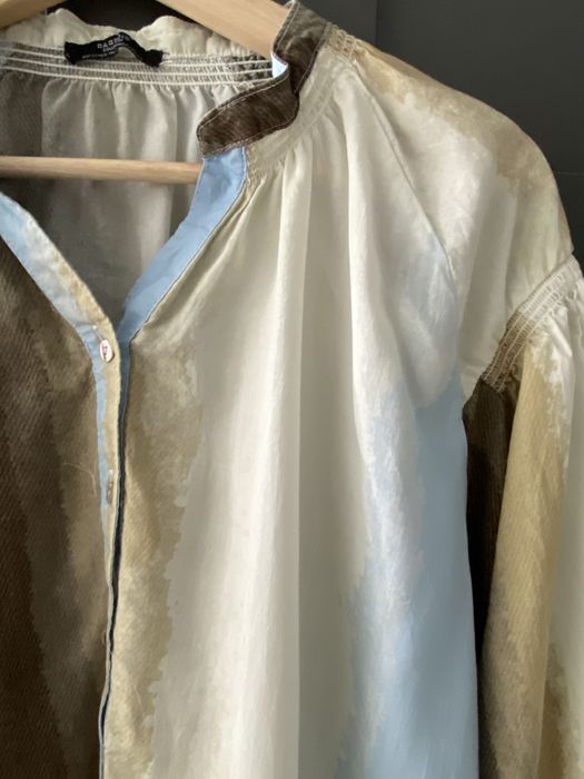 Parfois damska bluzka boho M niebiesko- beżowa