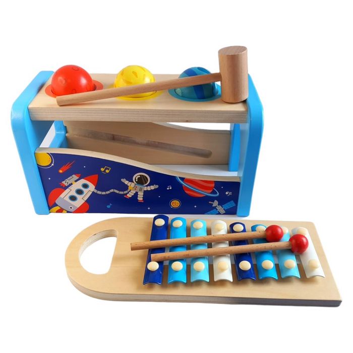 Instrument drewniany ksylofon cymbałki dla dzieci