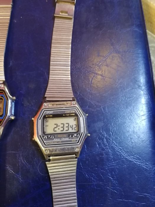 Zegarek LCD Montana kassell elektroniczny prl