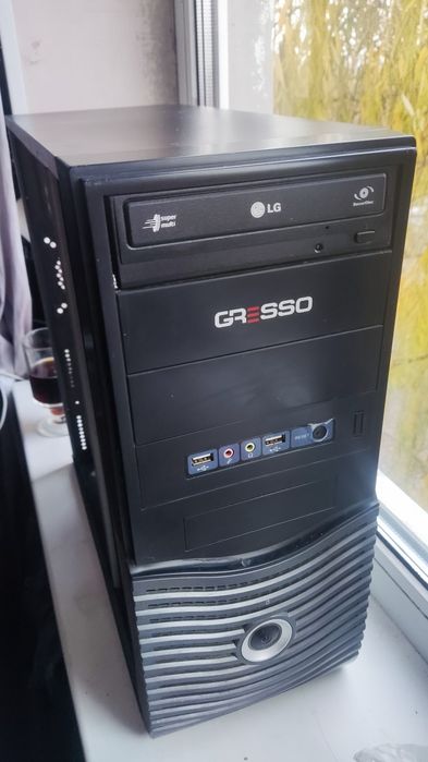 Корпус Gresso + блок питания 420W отличное состояние