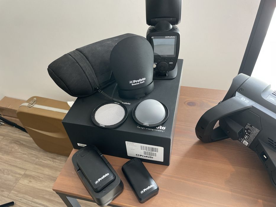 Material Profoto - Flash, Trigger(Profoto D2, connect e modifiers)