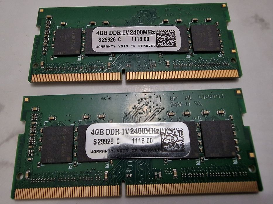 Оперативная память so-dimm DDR4 4gb 3200mhz и 2400mhz