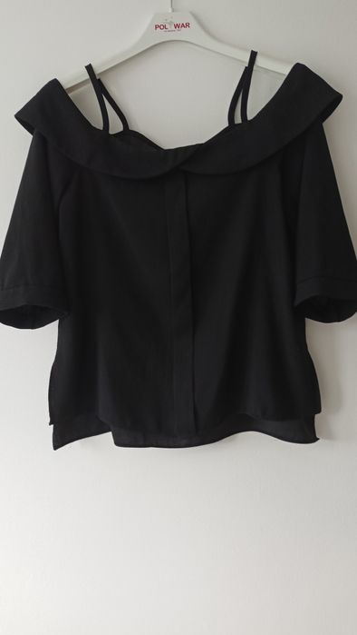 Bluzka czarna  hiszpanka