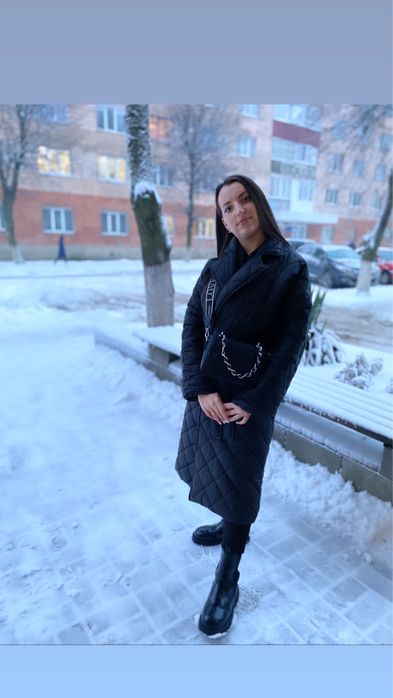 Стьобана куртка пальто