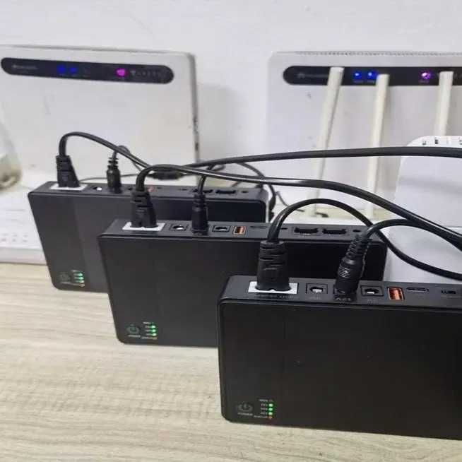 Бесперебойник для роутера UPS УПС 10400mah 5,9,12v