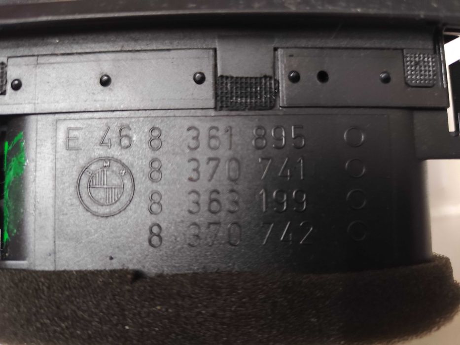 Difusor / Saída de Ar central para BMW serie 3 (E46) de 1997 a 2005