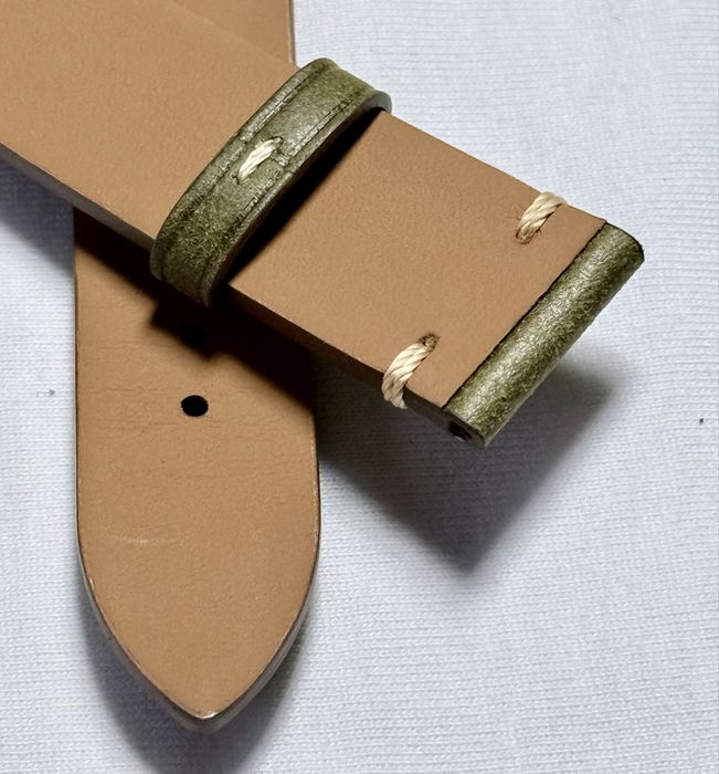 Nowy skórzany pasek do zegarka (20mm)