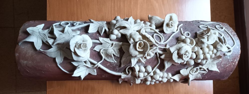 Telha regional decorada