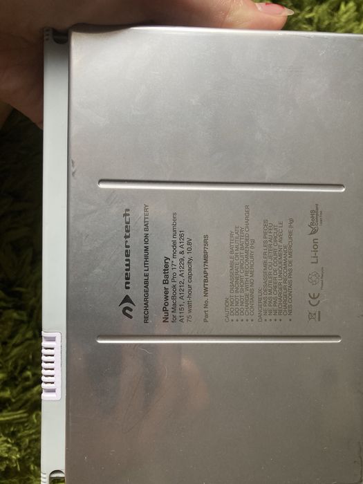 Bateria do laptopa macbooka Pro