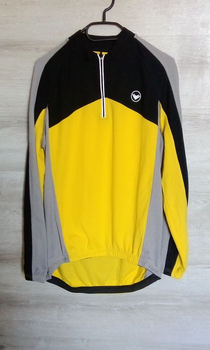 Велосипедний світшот Crane, розмір L, жовто-чорний спортивний