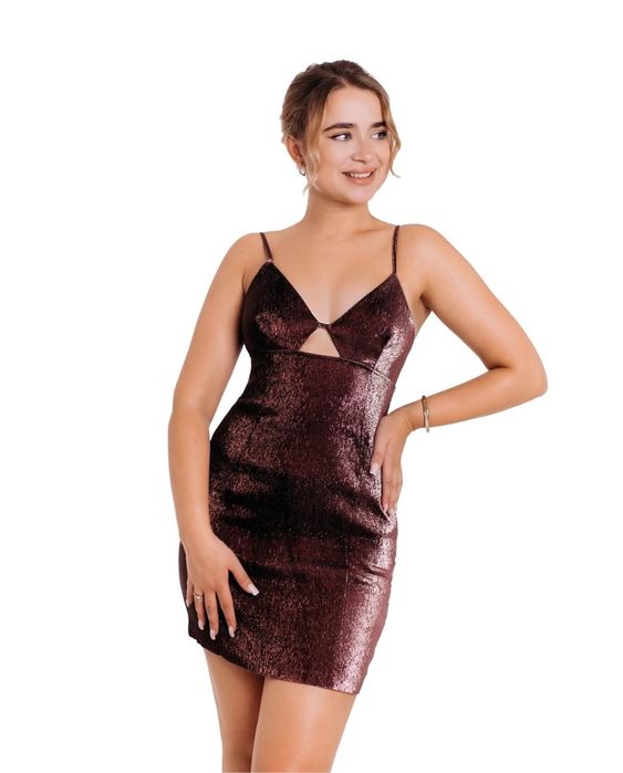 Вечірня сукня з люрексом XS