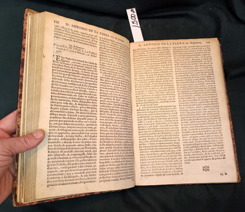 Coleção Completa de "Agiologio Dominico" (1709) – 6 Volumes Séc XVIII