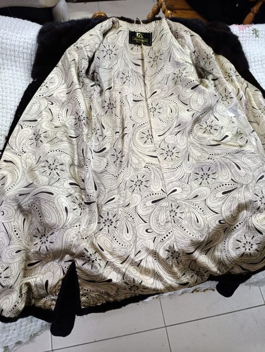 Шуба зі стриженого бобра,з норкою