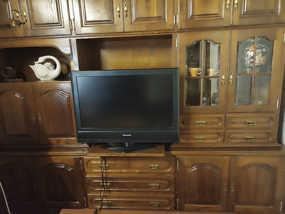 Móvel de sala em mogno madeira maciça
