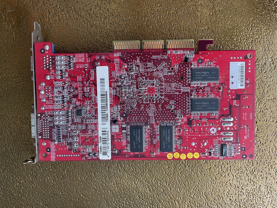 Karta graficzna AGP x8 MSI GeForce Nvidia FX5600 256mb retro