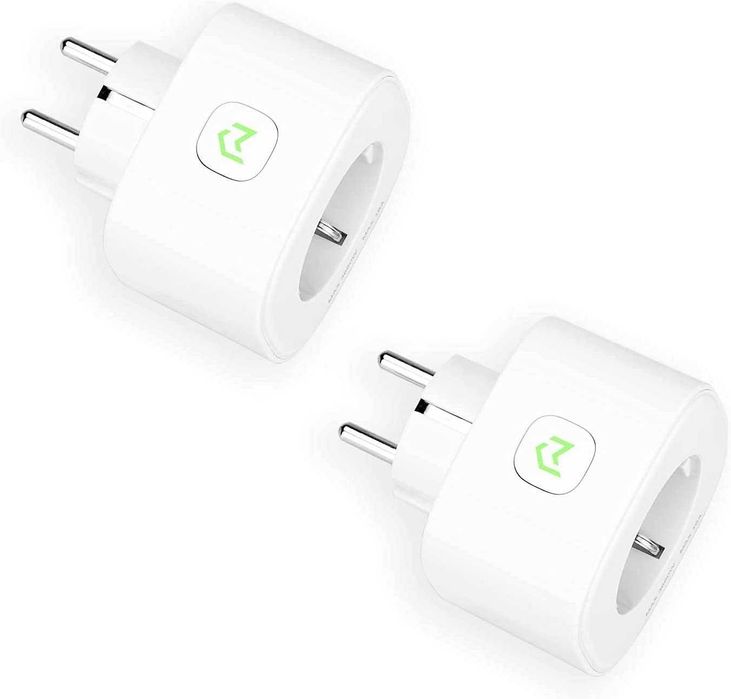 NEW! 2-Outlet Smart Plug Kit Compatible with Alexa and Google Home – Power Consumption Monitoring, 16A, 2.4GHz64752099427202121