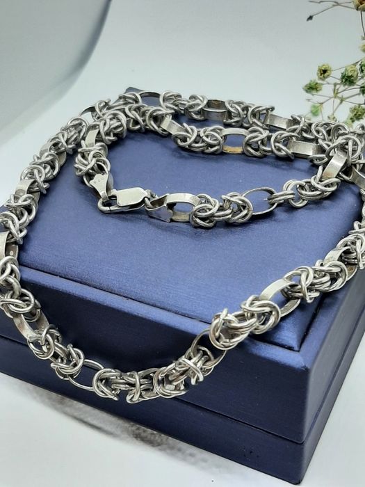 Elegancki naszyjnik ze srebra, srebro 925