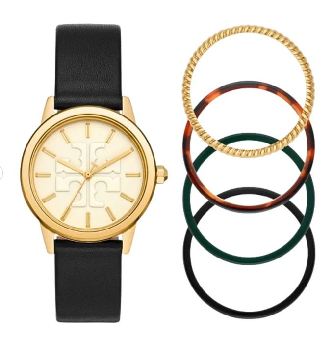 Zegarek Tory Burch granatowy pasek