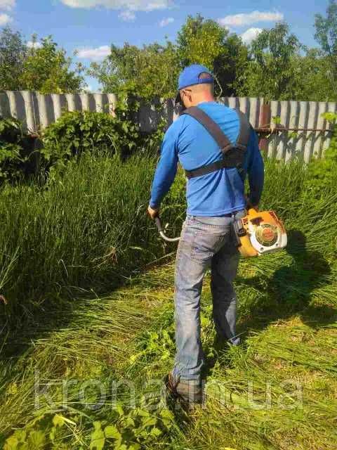 Косіння трави Стрижка газона спил дерев Бориспіль та район
