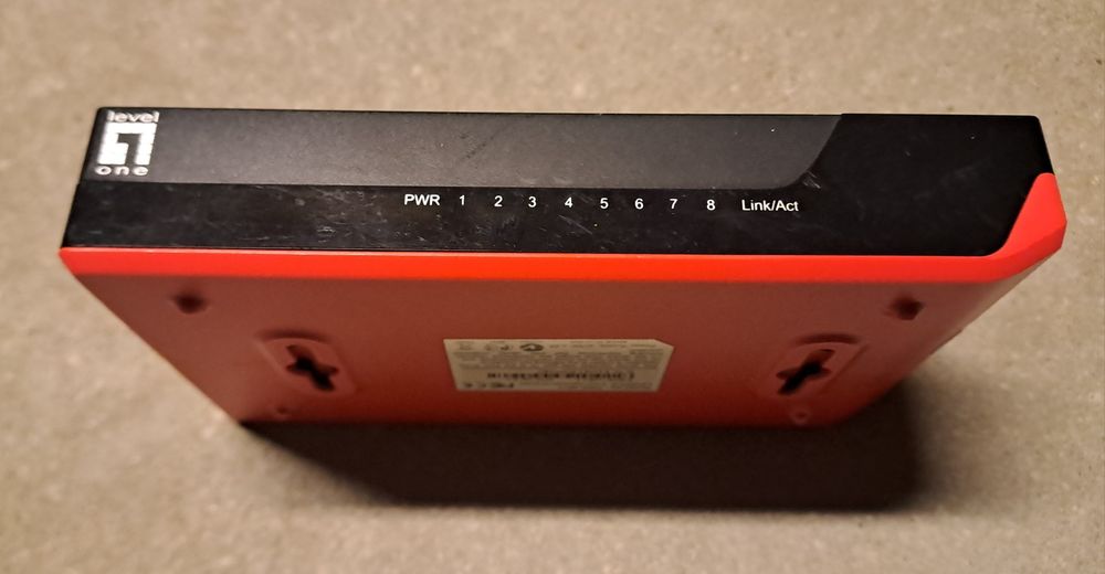 LevelOne GSW-0807 łącza sieciowe Nie zarządzany Gigabit Ethernet
