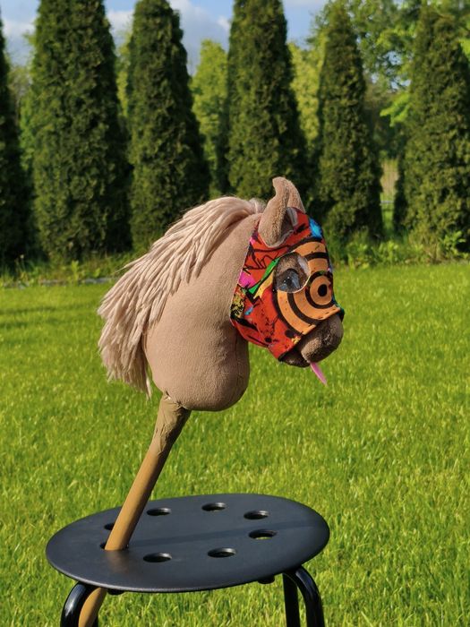 Zestaw dla hobby horse A5+ - Maska wyścigowa + języczek