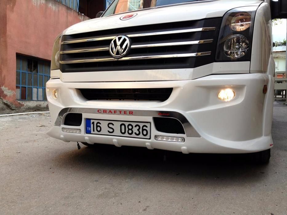 Хром накладки на решетку крафтер (Volkswagen Crafter) 06-12/12-17/ 17+