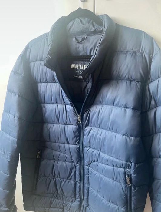 Kurtka męska Mustang Denim Jacket rozmiar M puchowa przejściowa