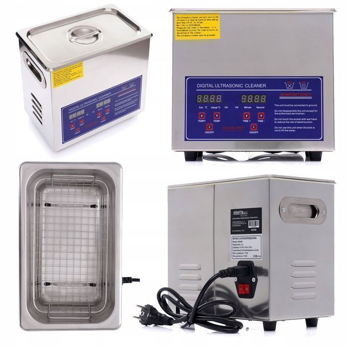 Myjka Ultradźwiękowa Wanna 3,2L Duża Mocna