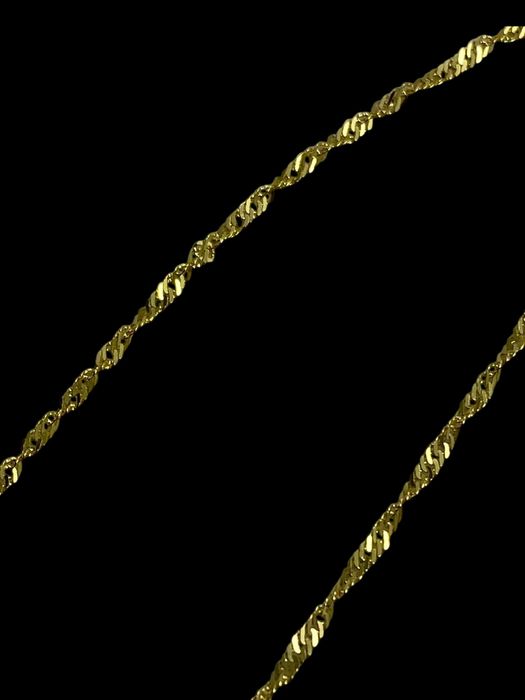 Bransoletka singapur ZŁOTO p375 w0,62g 18,5cm nienoszona