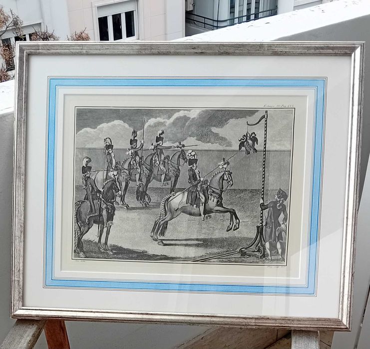 Gravura Arte equestre