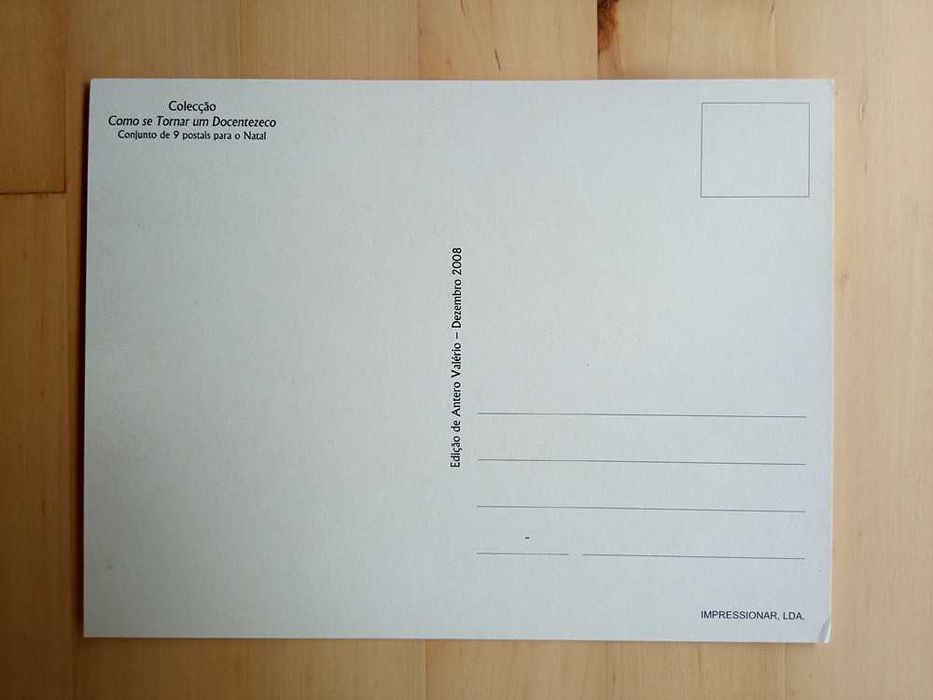 Postais - Colecção Como Se Tornar Um Docentezeco - Antero Valério