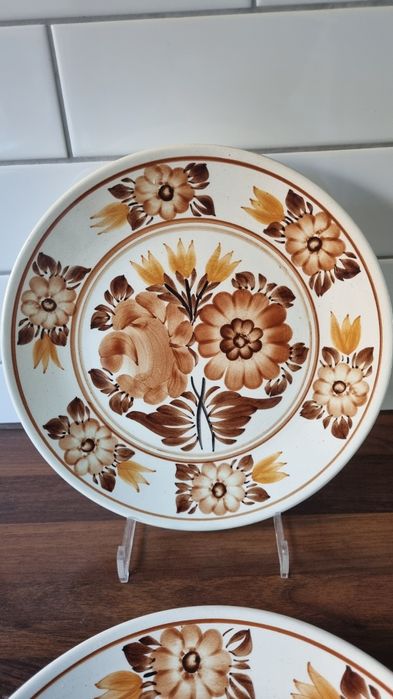 Talerze  Fajans Koło PRL