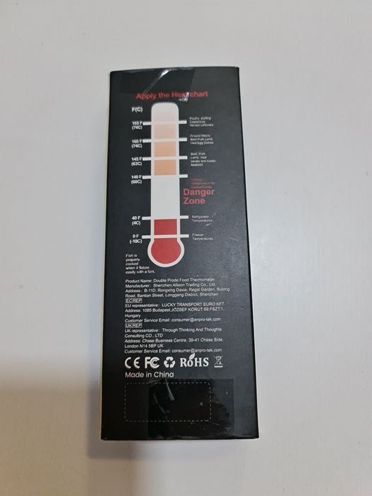 Termometro instantâneo 2 sondas BBQ