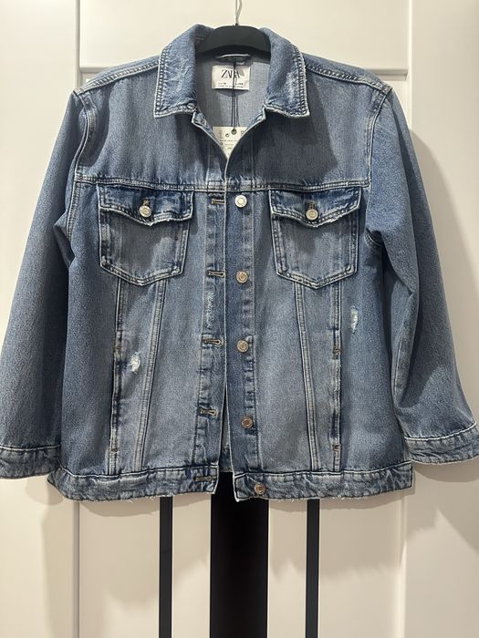 Джинсовий піджак, джинсова куртка Zara на дівчинку 10 років