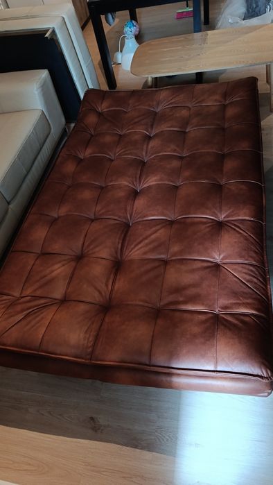 Sofá cama pele sintético