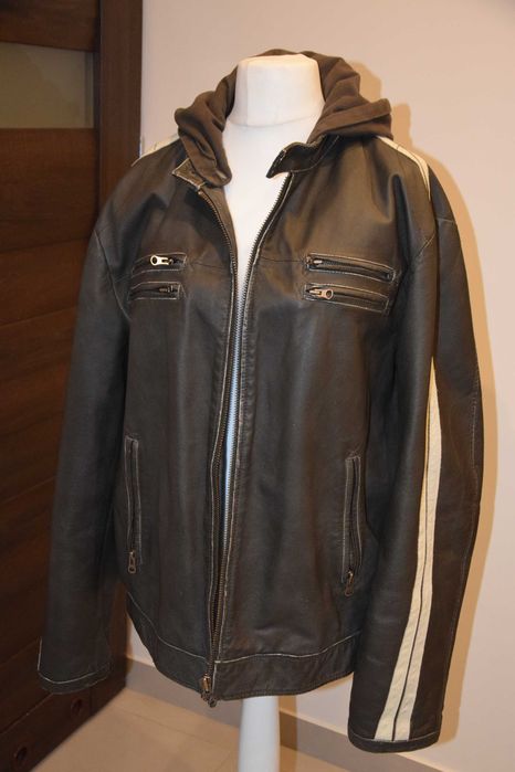 C&A ANGELO LITRICO-kurtka ze skóry vintage r.XXL