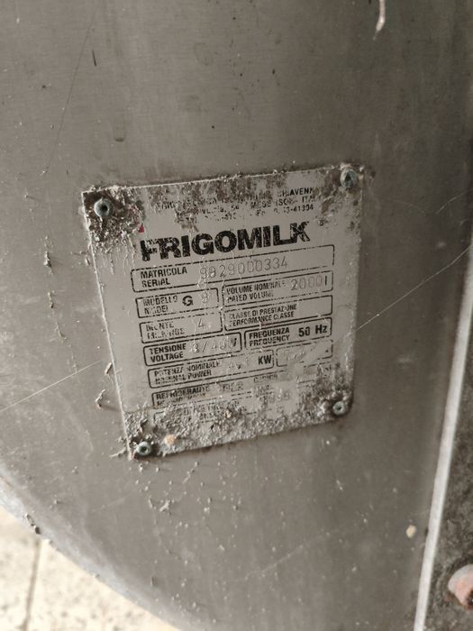 Tanque de leite de 2000lt  para peças