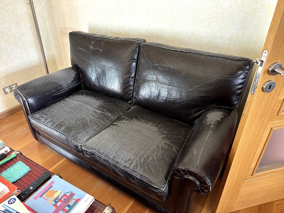 Sofa cama castanha