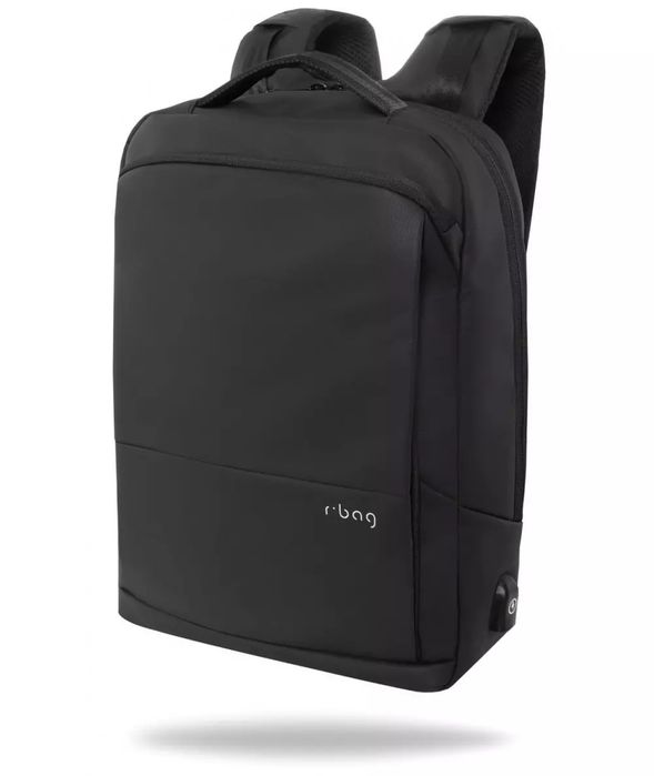 Plecak męski na laptopa r-bag Vector Black. r-bag