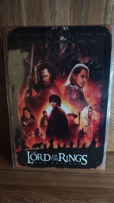 Металева табличка Володар Перснів Lord of the Rings декор