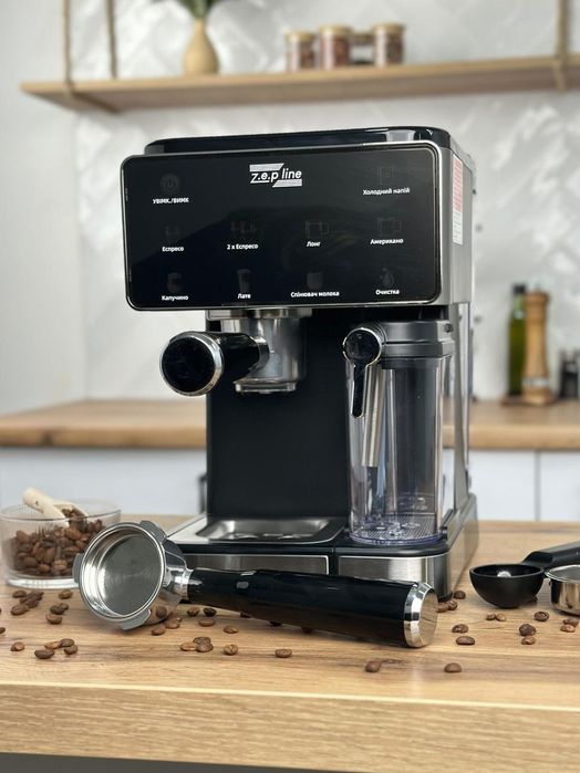 Кавомашина універсальна 8 напоїв 3000Вт Zepline ZP-6806 / кавоварка