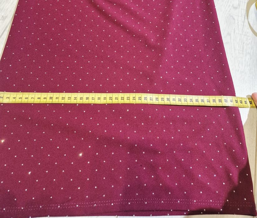 Bordowe spodnie wide leg kuloty moda italy bling bling viral