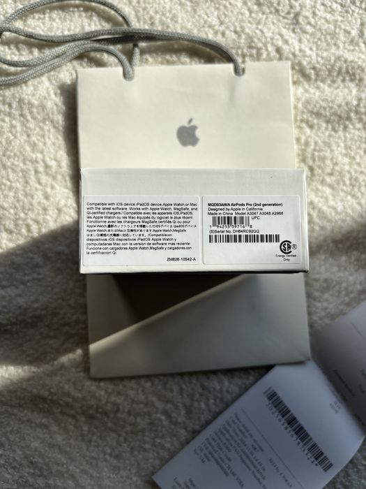 AirPods Pro 2 (2. generacja) z paragonem – nowe